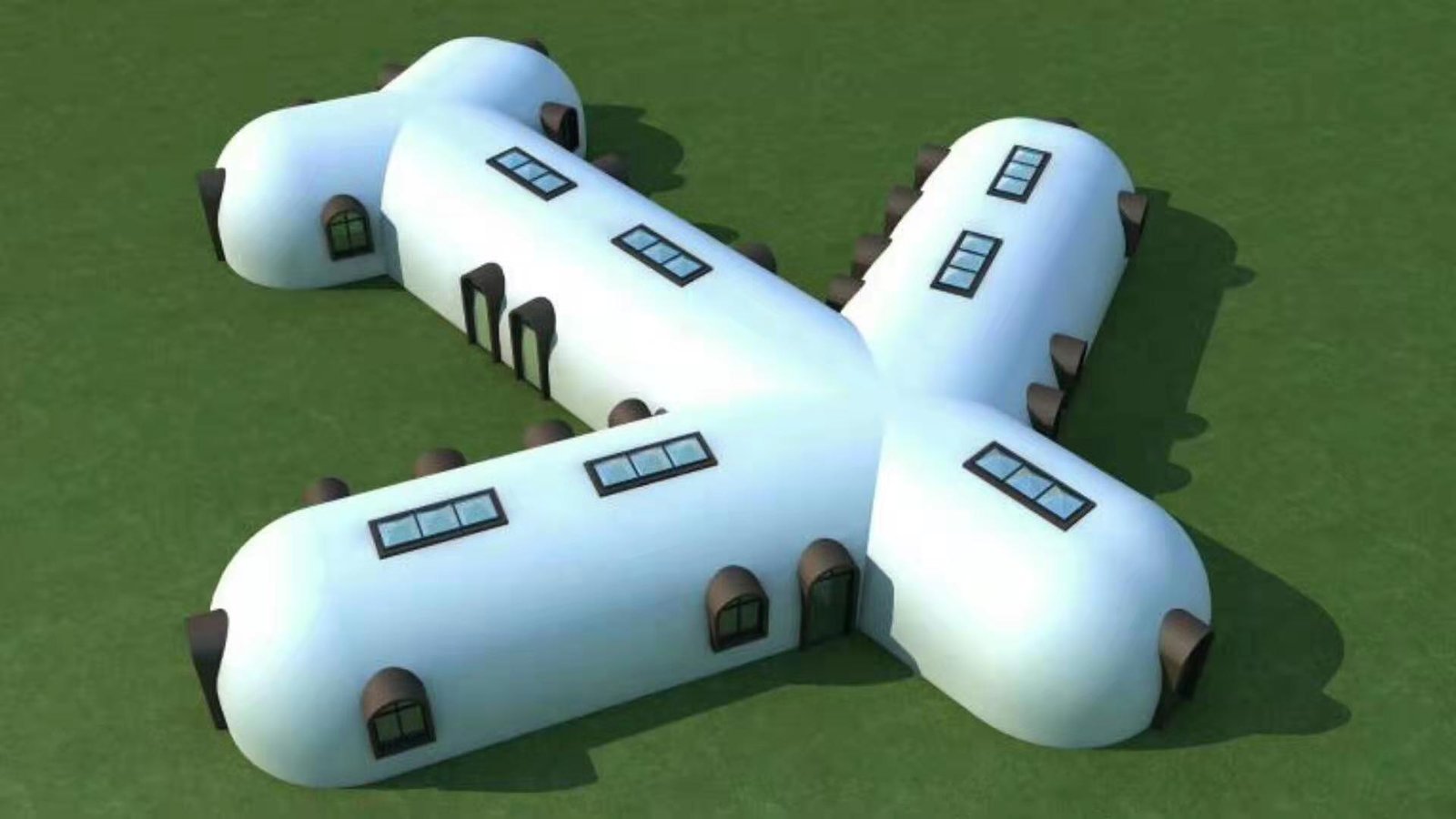 airplane shaped eps house