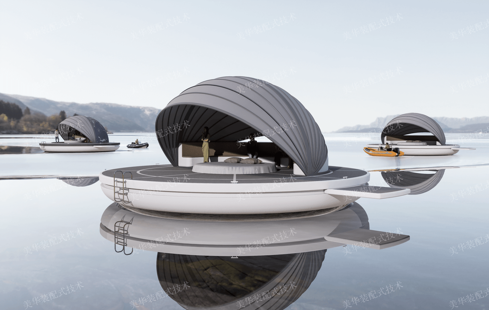 Floating Boat Round House