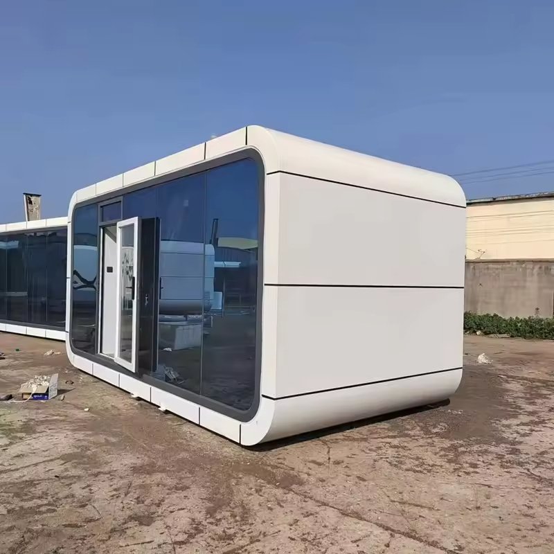 Customized Modern Popular Luxury Sleeping Apple Pod Capsule Prefabricated Container House for Hotels Space Capsule Prefab Houses - Image 2