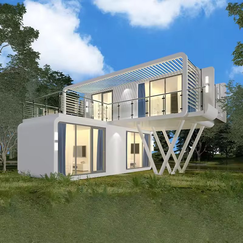 Customized Modern Popular Luxury Sleeping Apple Pod Capsule Prefabricated Container House for Hotels Space Capsule Prefab Houses - Image 8