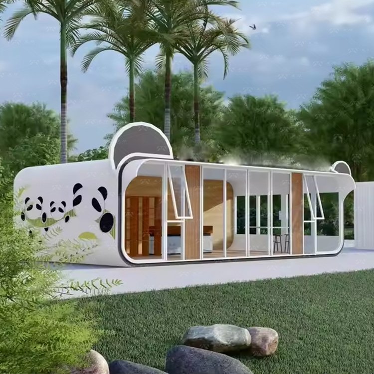 Customized Modern Popular Luxury Sleeping Apple Pod Capsule Prefabricated Container House for Hotels Space Capsule Prefab Houses - Image 7