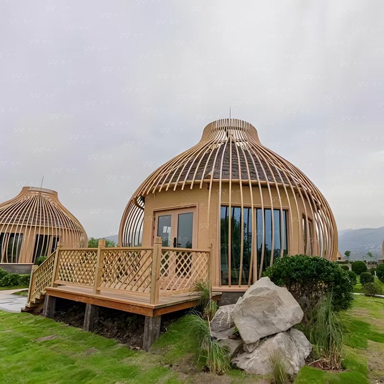 Customized Single Layer Luxury Birdcage-Shaped Large Artificial Tree House Prefabricated Victorian for Hotels Prefab Houses - Image 4