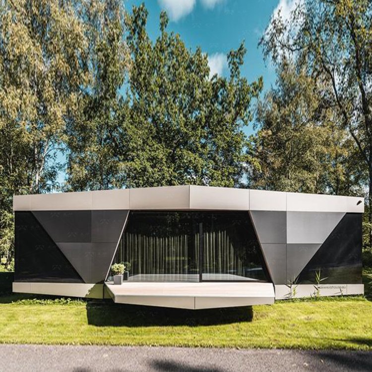 Customizable Multifunctional Submarine-shaped Prefabricated Container House with Tempered Glass for Space Capsule Prefab Houses - Image 5