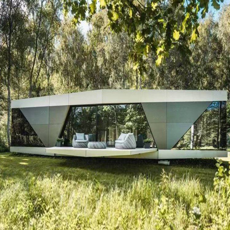 Customizable Multifunctional Submarine-shaped Prefabricated Container House with Tempered Glass for Space Capsule Prefab Houses - Image 6