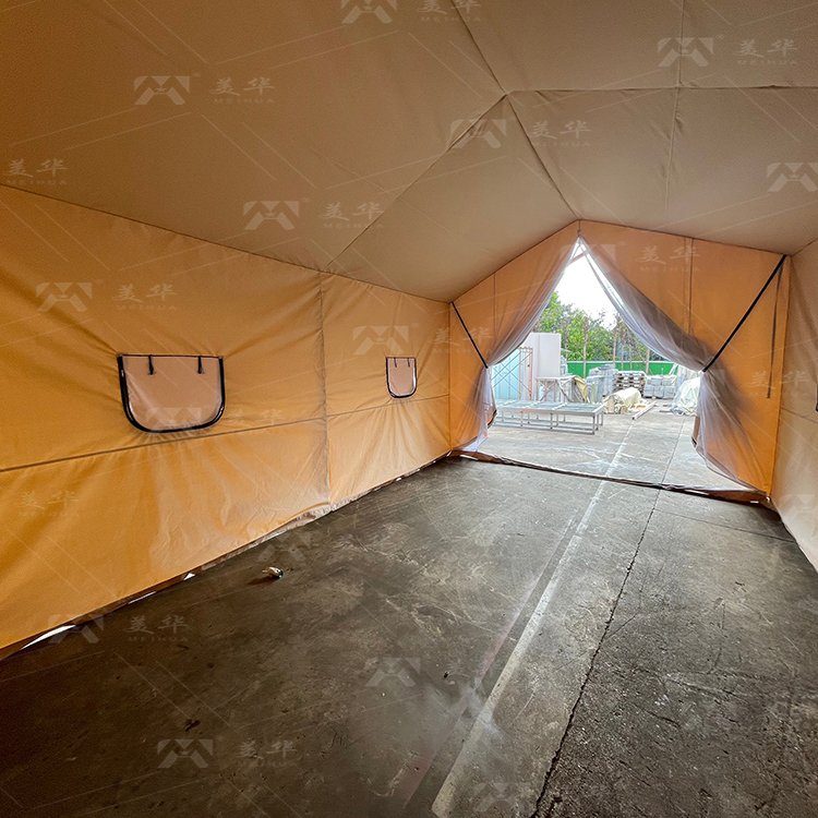 Custom A-Shaped Glamping Tent with Waterproof PVDF and Steel Structure Frame Hotel for Safari Camping Tents - Image 3