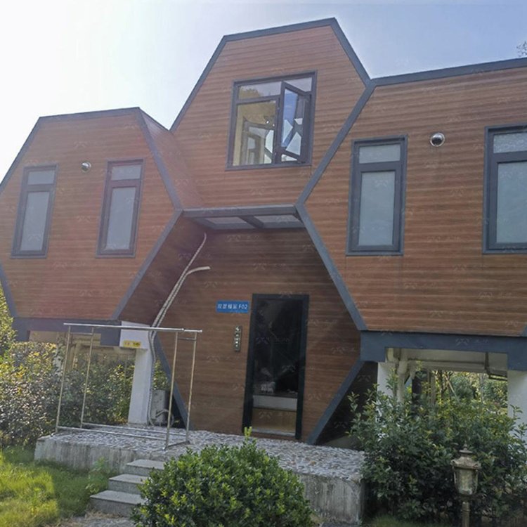 Customized Fast Install Modular Hexagonal-shaped Steel Structure Prefabricated Container House for Hotels Prefab Houses - Image 8