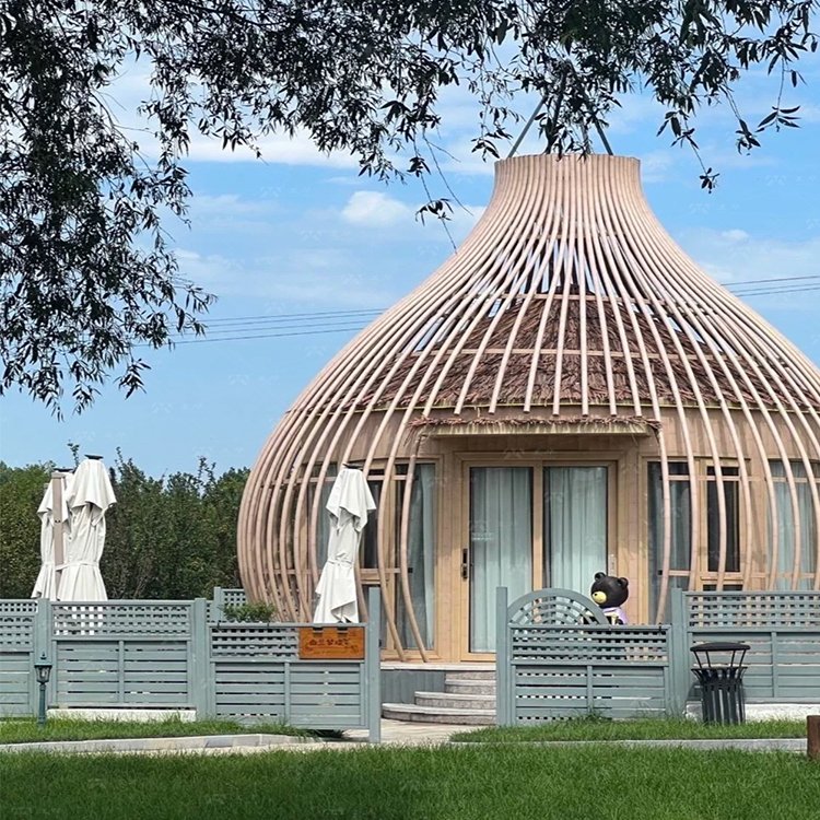 Customized Single Layer Luxury Birdcage-Shaped Large Artificial Tree House Prefabricated Victorian for Hotels Prefab Houses - Image 8