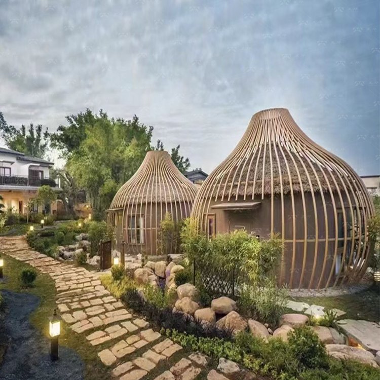 Customized Single Layer Luxury Birdcage-Shaped Large Artificial Tree House Prefabricated Victorian for Hotels Prefab Houses - Image 6