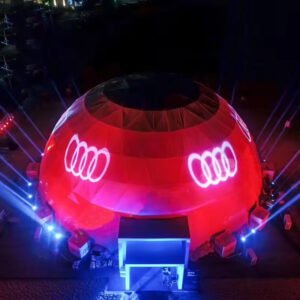 360° Immersion Projection Dome Tent Negative Pressure Air System for Commercial Nature Trade Show Tents