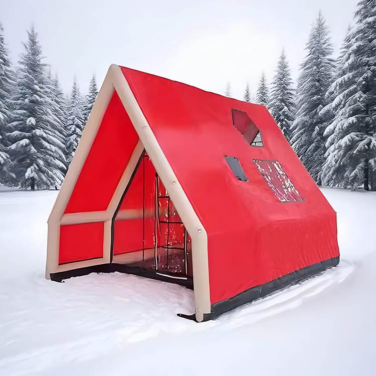 Customizable Luxury Outdoor Air Tent Airtight Camping Durable Travel Air Tube Custom Travel Tipi Roof Shape Family Tent - Image 3