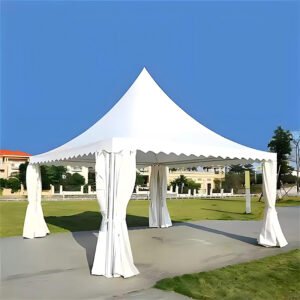 High Peak 3x3m 4x4m 5x5m 6x6m 10x10m Steepled Customizable Exhibition Pagoda Tent with Aluminum Frame for Wedding Party Trade Show Tents
