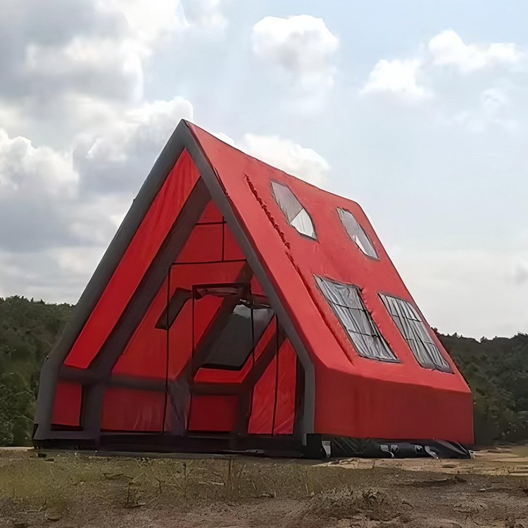 Customizable Luxury Outdoor Air Tent Airtight Camping Durable Travel Air Tube Custom Travel Tipi Roof Shape Family Tent - Image 2