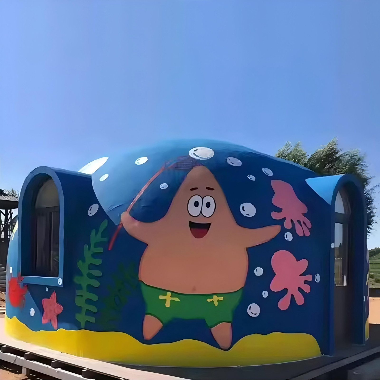 DIY Modular Graphene EPS Bowl-shape Geo Igloo Prefab Dome House the Fire Rating B1 Level for Prefab Cabin Tiny Home Office Hotel - Image 3