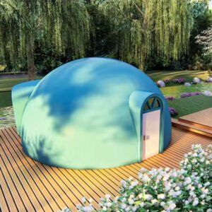 DIY Modular Graphene EPS Bowl-shape Geo Igloo Prefab Dome House the Fire Rating B1 Level for Prefab Cabin Tiny Home Office Hotel