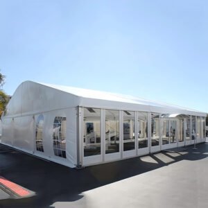 Customizable High-end Aluminum 30m 50m Large Span Arcum Marquee Tent Windproof Outdoor Event Exhibition Trade Show Tents