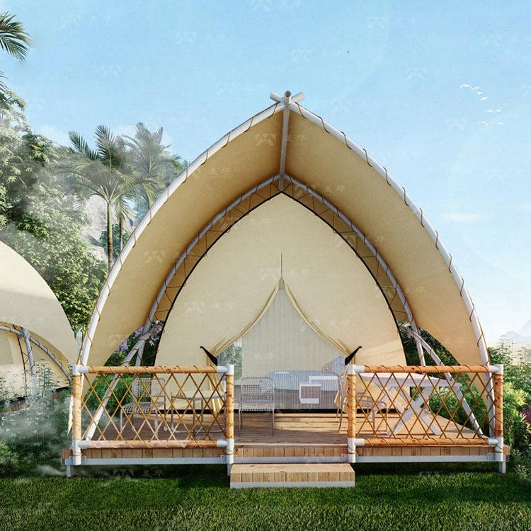 5 m X 9 m Desert Camel Sailing Boat for Safari Tent Waterproof Outdoor Glamping Tent Luxury Vacation for Safari Camping Tents - Image 11