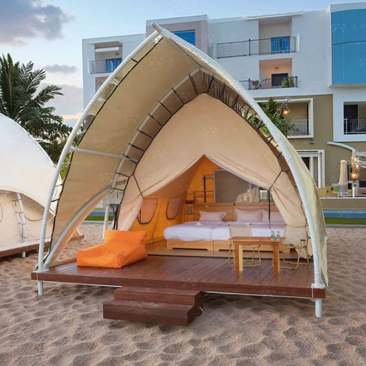 5 m X 9 m Desert Camel Sailing Boat for Safari Tent Waterproof Outdoor Glamping Tent Luxury Vacation for Safari Camping Tents - Image 13